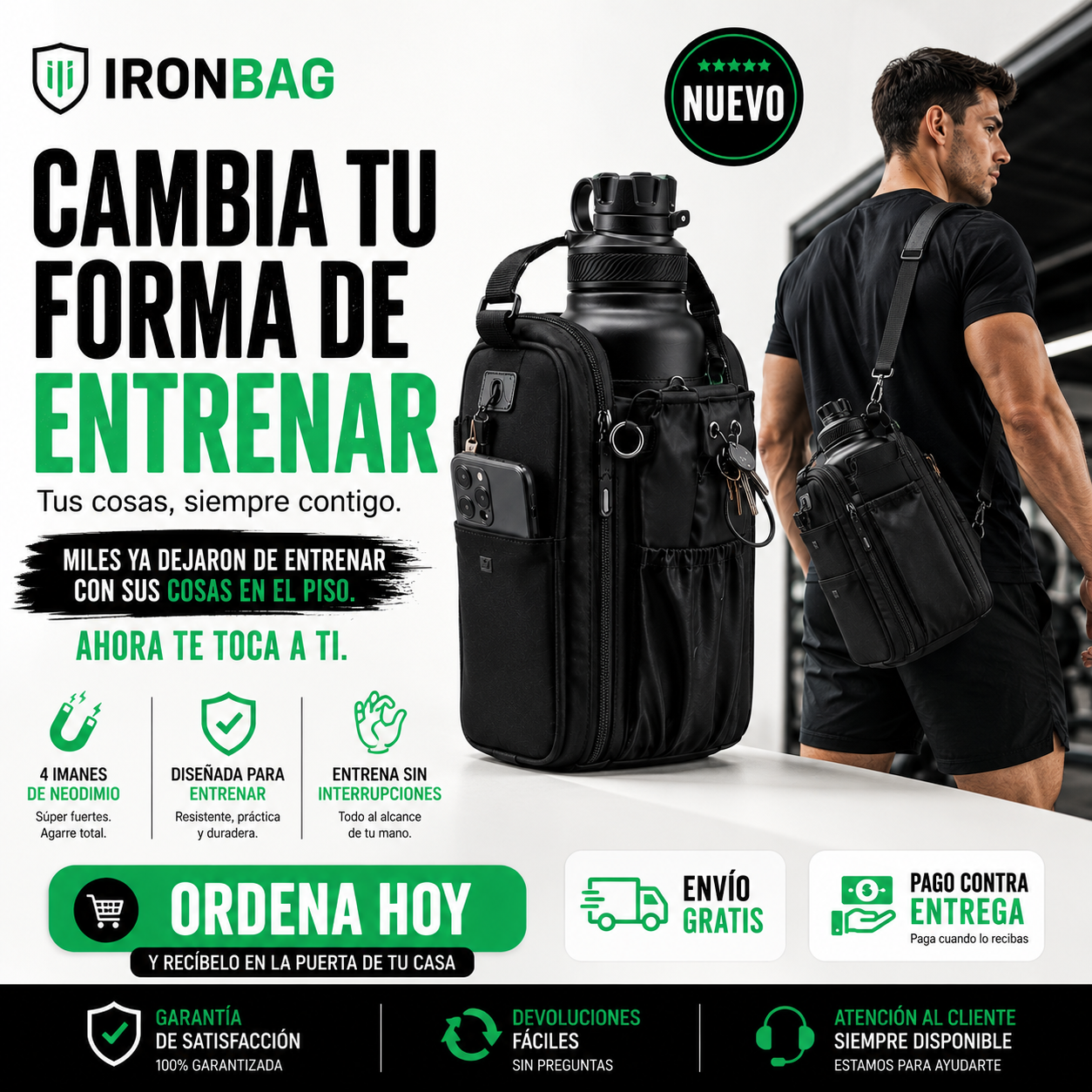 IronBag™ | Bolso Magnetico