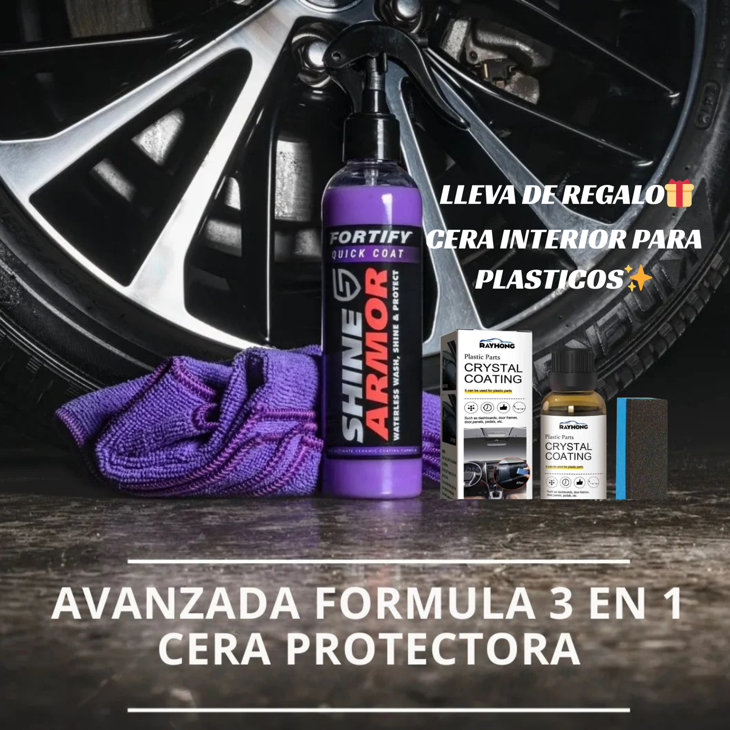 Cera Restauradora Premium ✨➕ Cera Interior para Plásticos GRATIS🎁