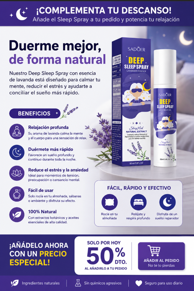 spray para dormir