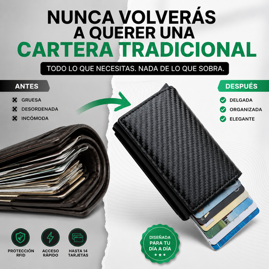 BlindaCard™ | Cartera Protección Rfid 💳