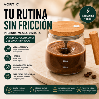 VORTIX® | Taza Mezcladora Automática