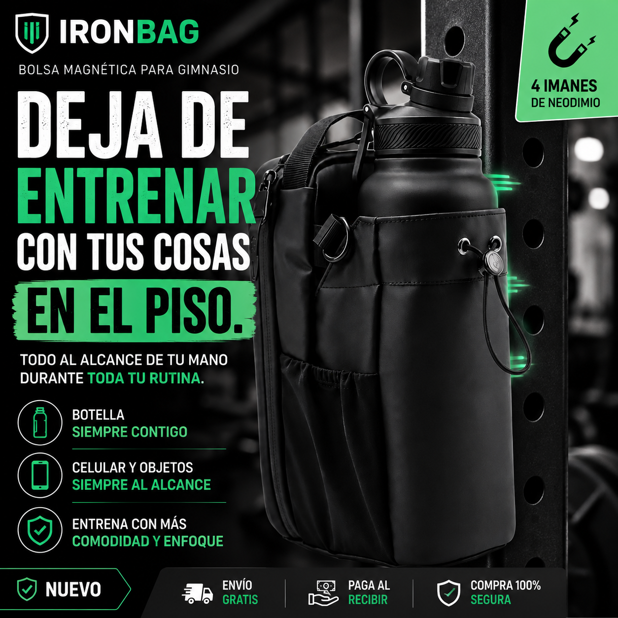IronBag™ | Bolso Magnetico