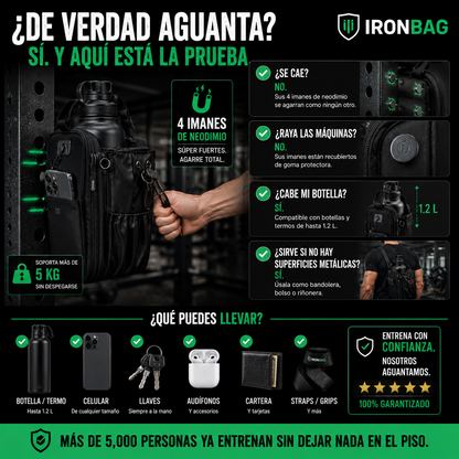 IronBag™ | Bolso Magnetico