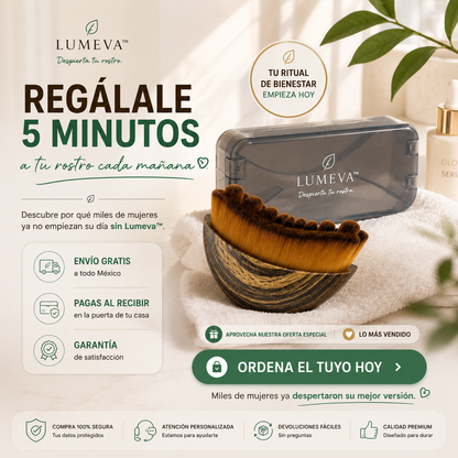 Lumeva™ | Cepillo Facial Para Contorno Linfatico