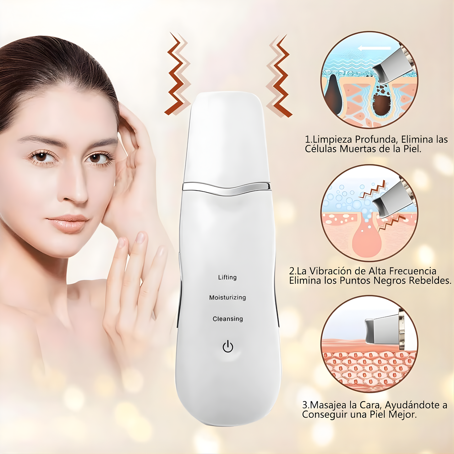 DermaGlow™|Limpiador Facial + SERUM ANTIARRUGAS GRATIS