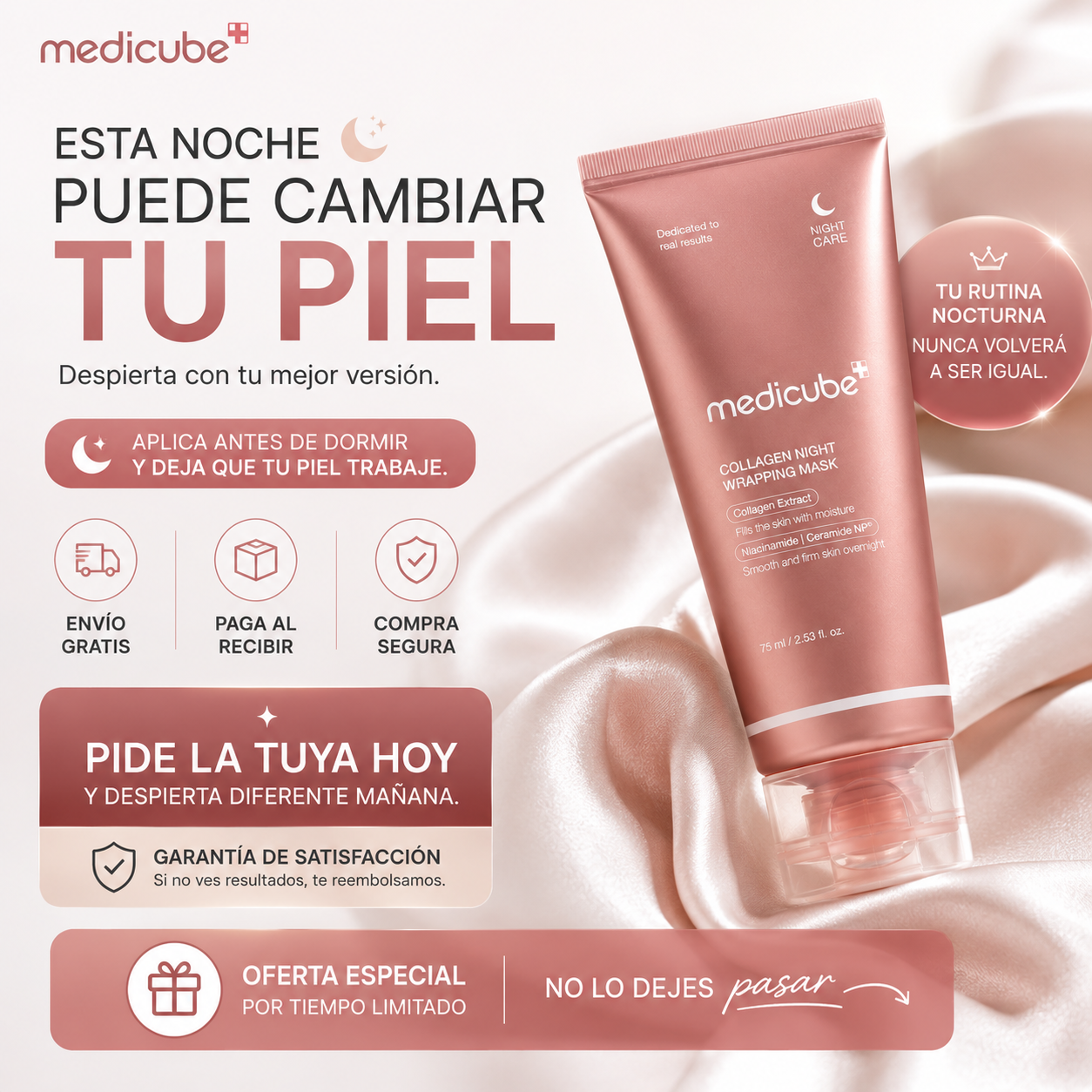 Medicube | Mascarilla Facial de Colágeno✨
