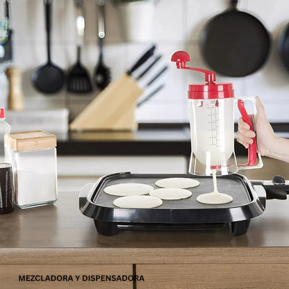 Mezcladora Y Dispensadora 🥞+ set de palas de regalo