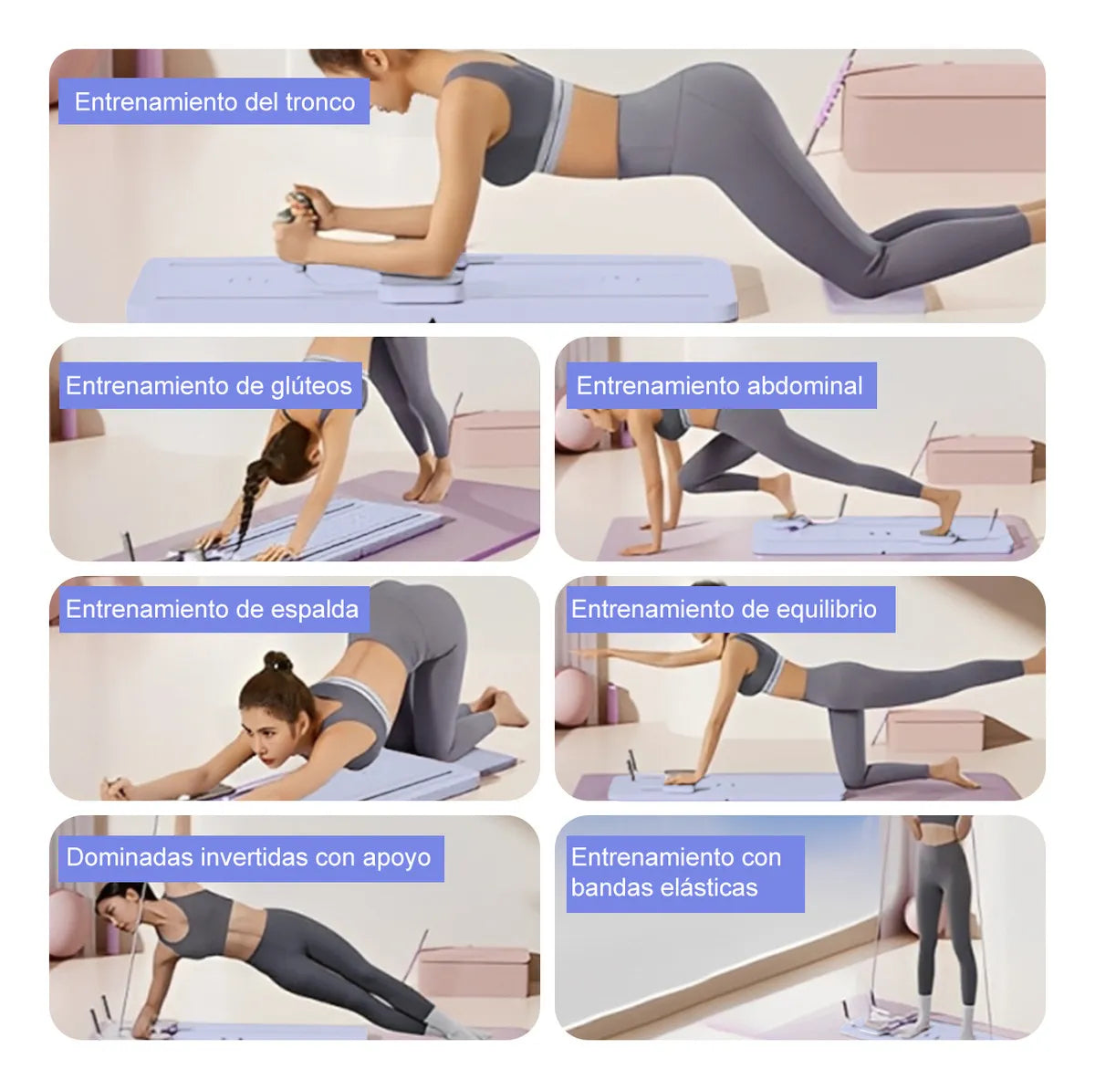 Tablero Fitness Multifuncional ✨