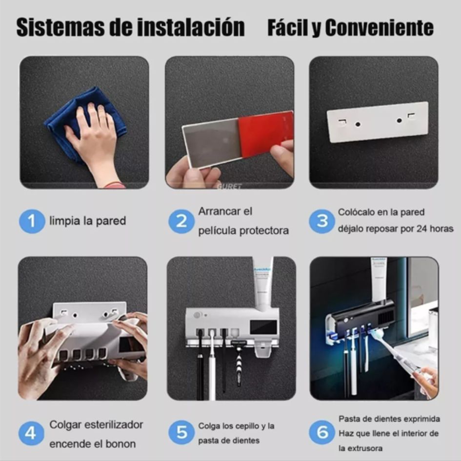 Dispensador y Esterilizador de Cepillos🪥