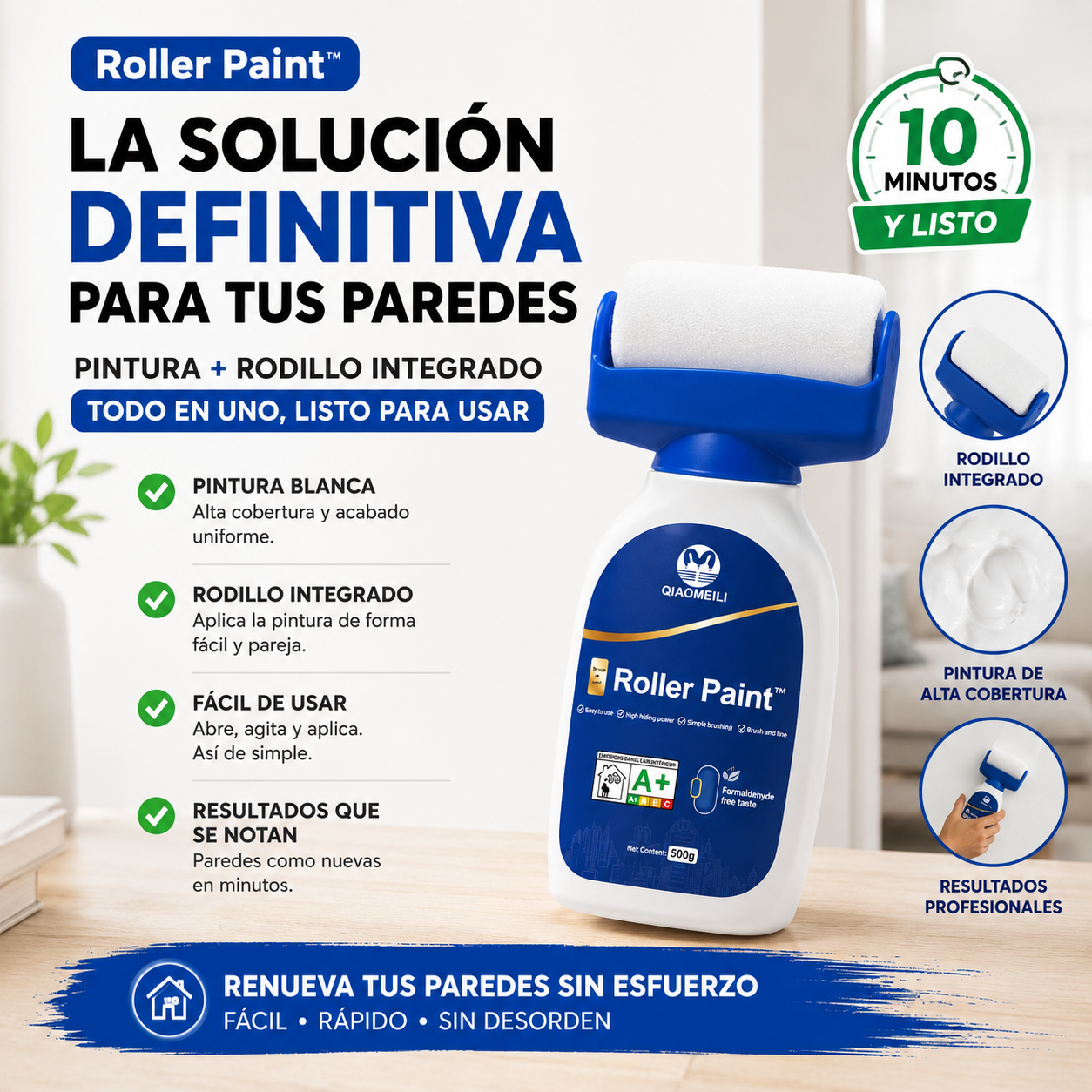 Roller Paint™| Rodillo Pintura Reparación De Pared