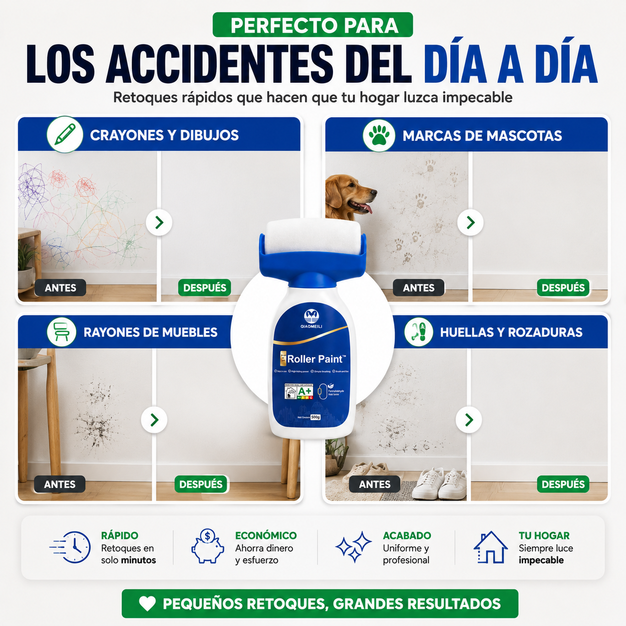 Roller Paint™| Rodillo Pintura Reparación De Pared